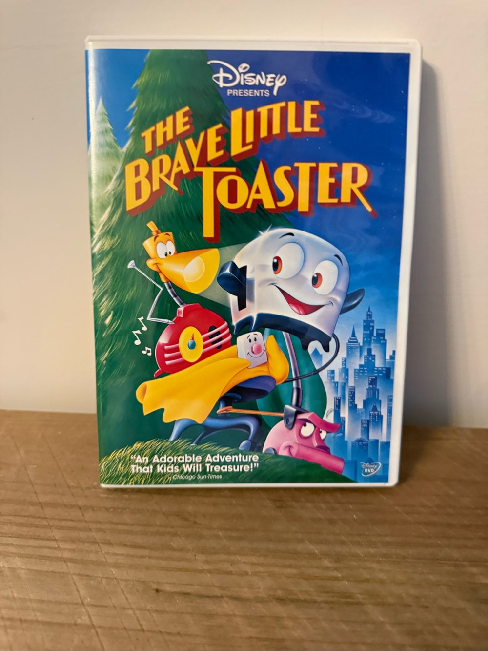 Disney The Brave Little Toaster VHS Cover - Blue, Yellow, Red